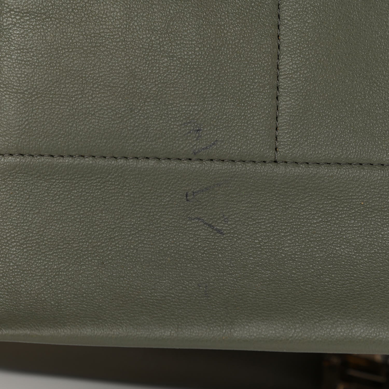 Celine Calfskin Suede Large Trapeze Grey 16 of 18