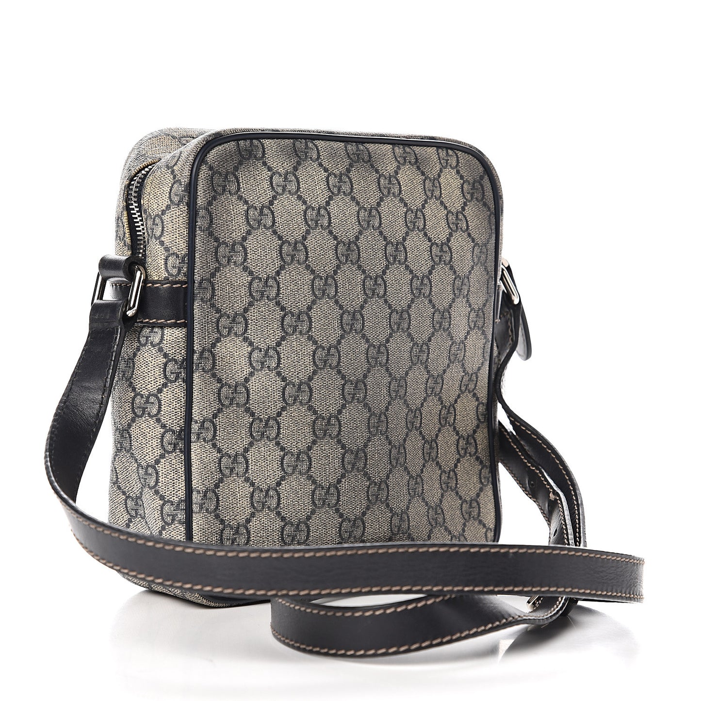 GG Plus Monogram Messenger Bag Dark Brown