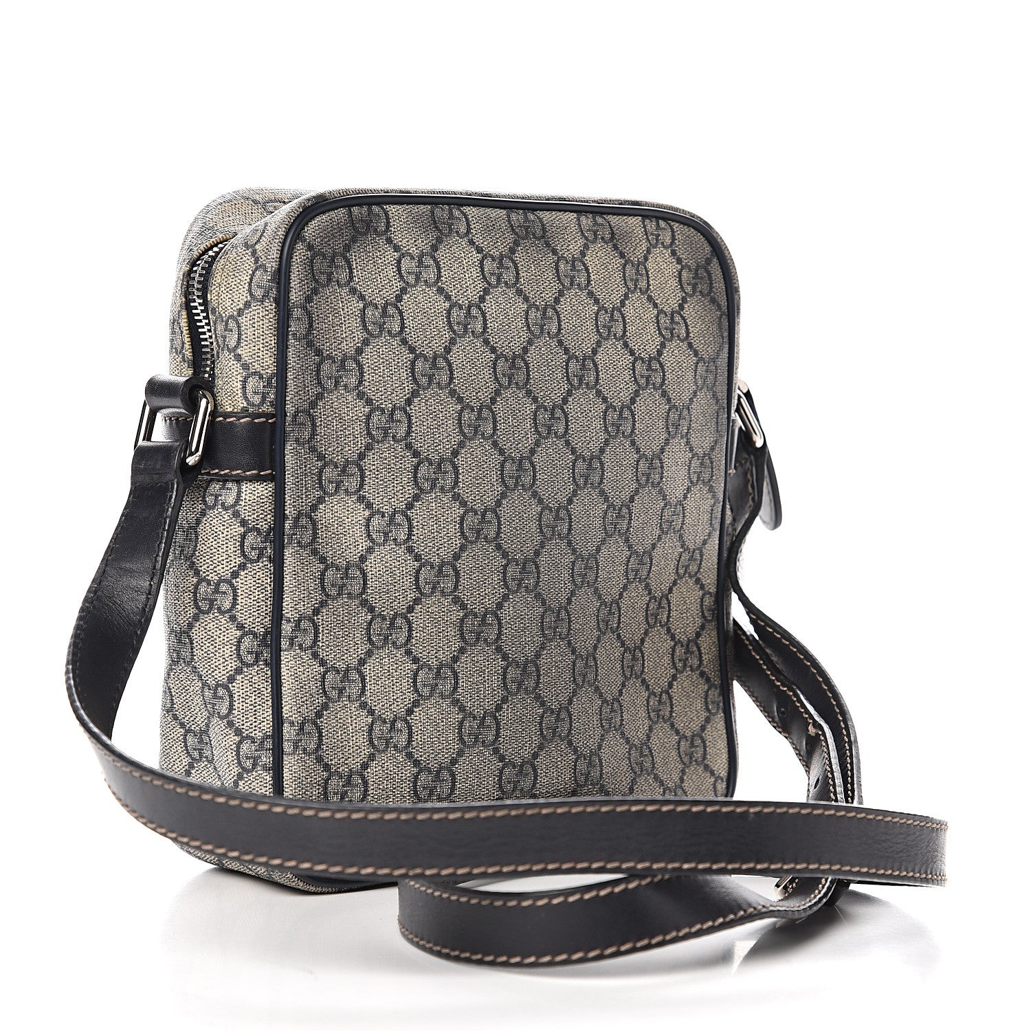 Gucci GG Plus Monogram Messenger Bag Dark Brown 2 of 13