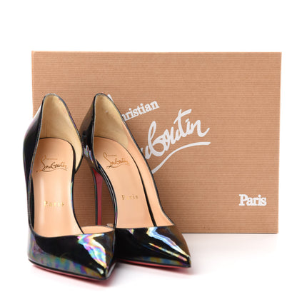 Christian Louboutin Patent Stellar Iriza 100 Pumps 38 Black 10 of 11