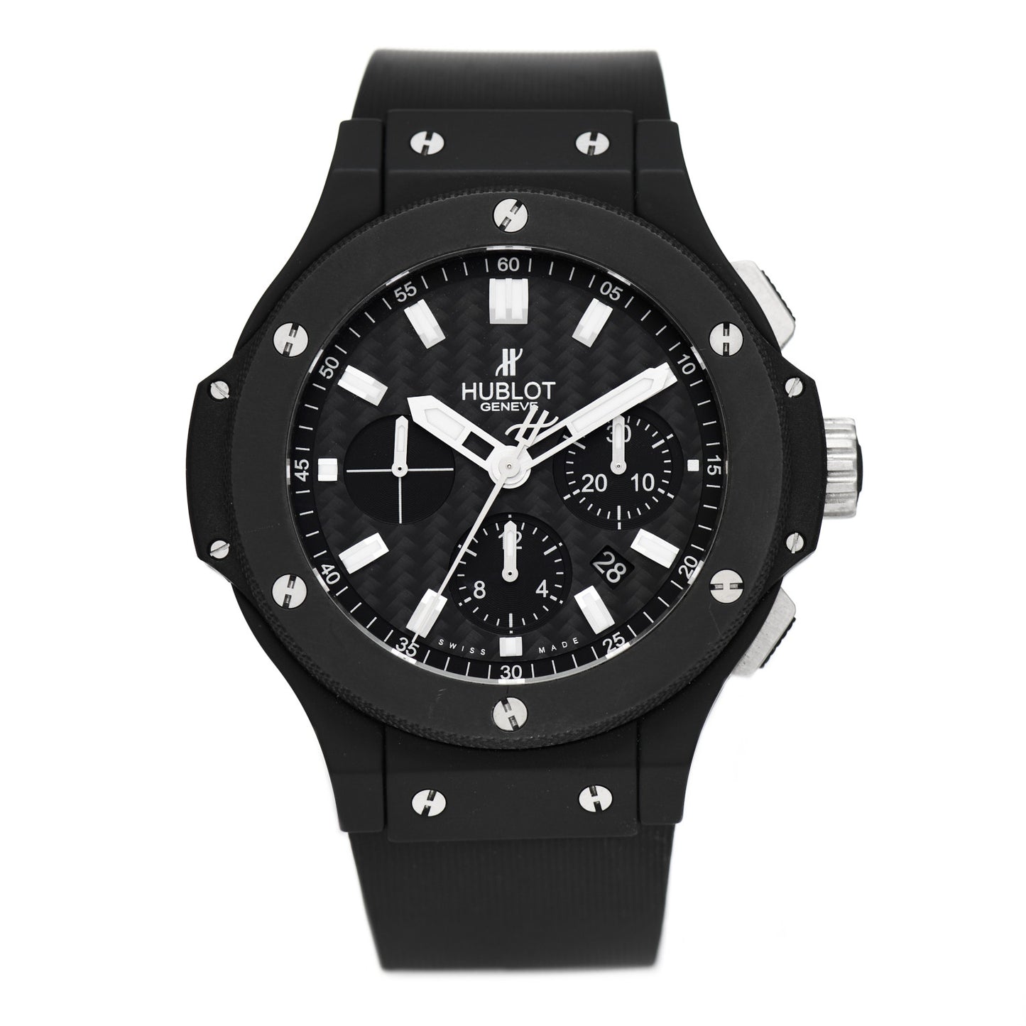 Ceramic Rubber 44mm Big Bang Black Magic Automatic Watch Black 301.CI.1770.RX