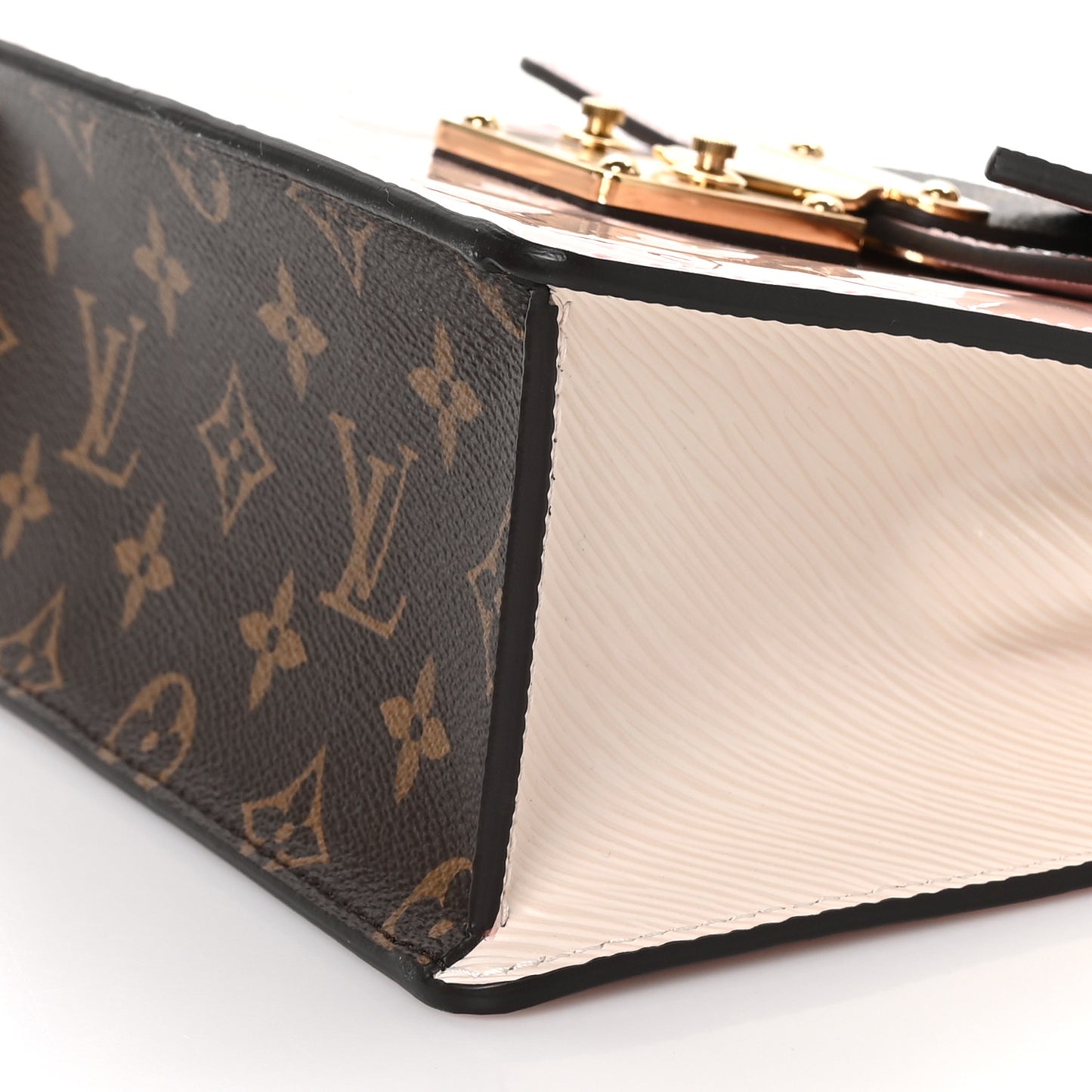 Vernis Epi Monogram Spring Street Rose Ballerine