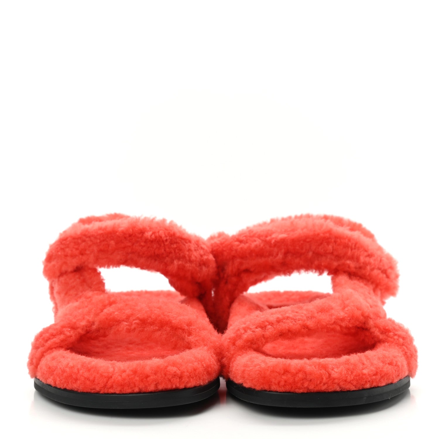 Fendi Shearling FF Fendi Feel Sandals 41 Georgia Georgia Scuro 2 of 8