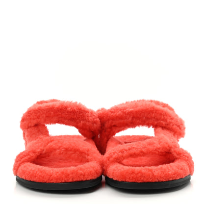 Fendi Shearling FF Fendi Feel Sandals 41 Georgia Georgia Scuro 2 of 8