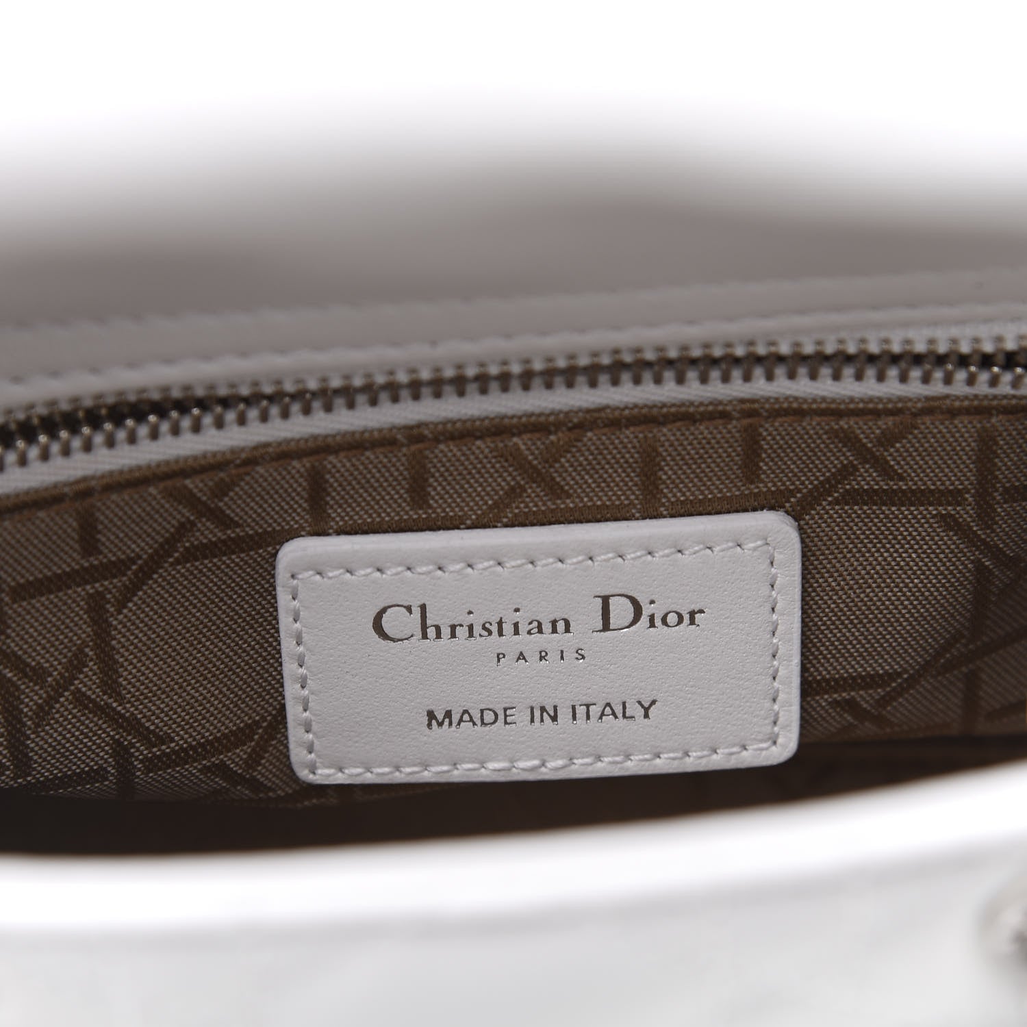 Christian Dior Lambskin Cannage Mini Lady Dior White 9 of 13