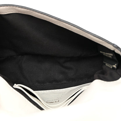Fendi Nappa FF 1974 Embossed Mini Baguette White 5 of 16