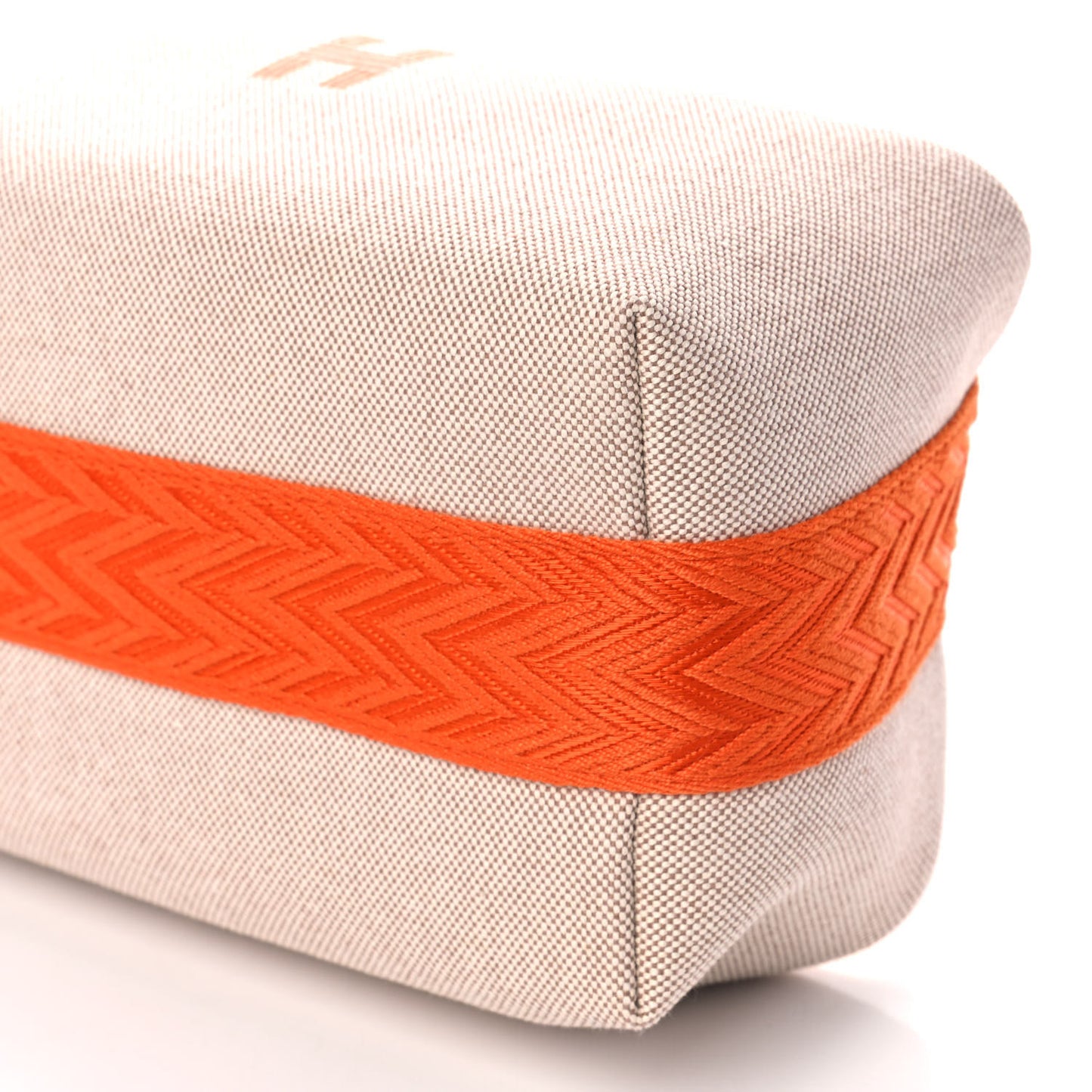 Canvas Small Bride-A-Brac Pouch Natural Orange