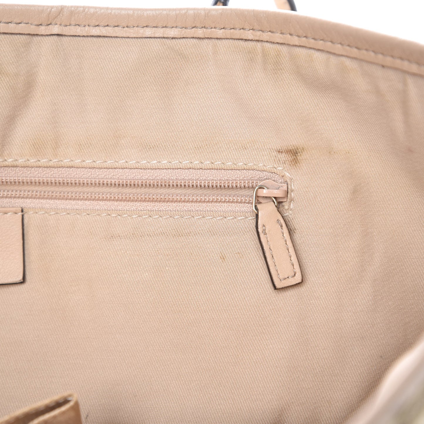 Monogram Medium New Britt Tote Beige