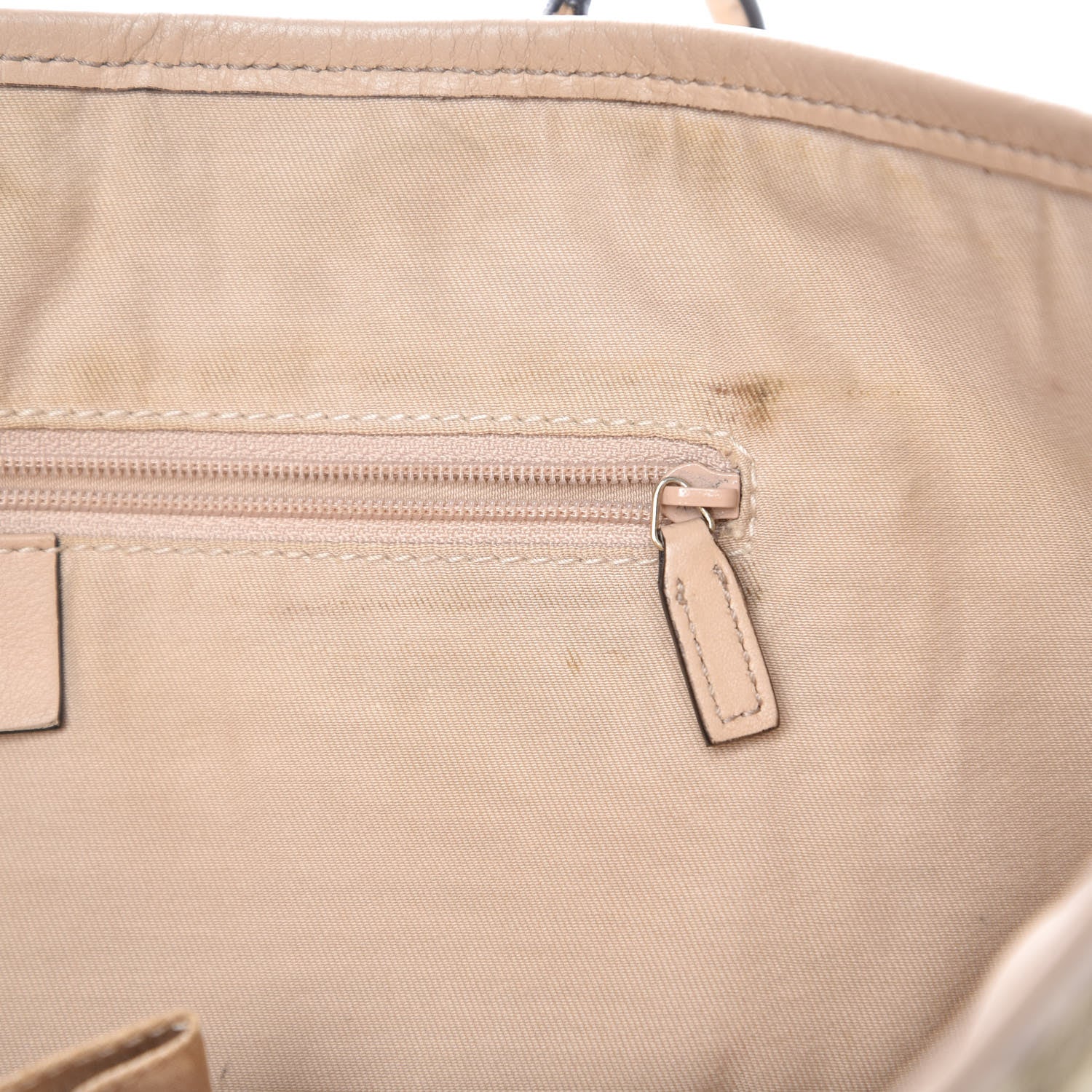 Gucci Monogram Medium New Britt Tote Beige 9 of 27