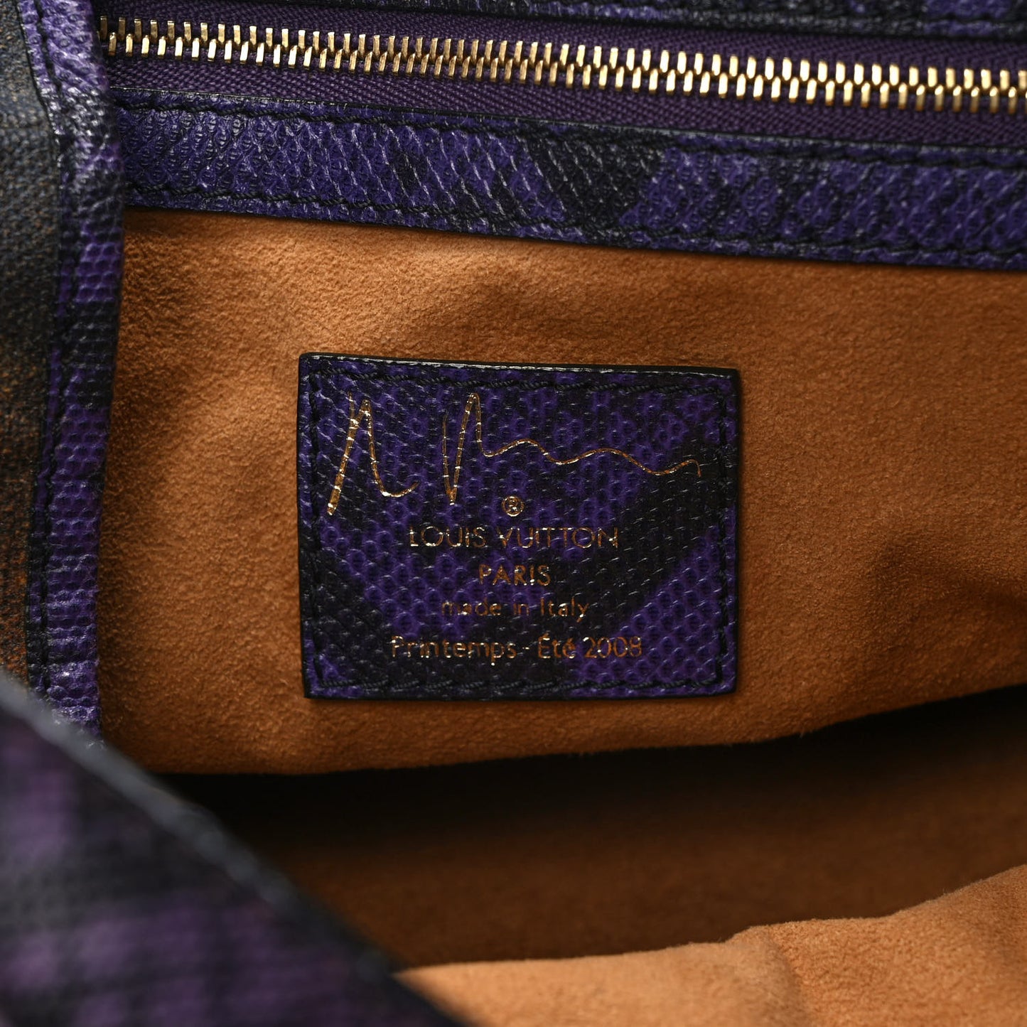 Richard Prince Monogram Karung Heartbreak Jokes Tote
