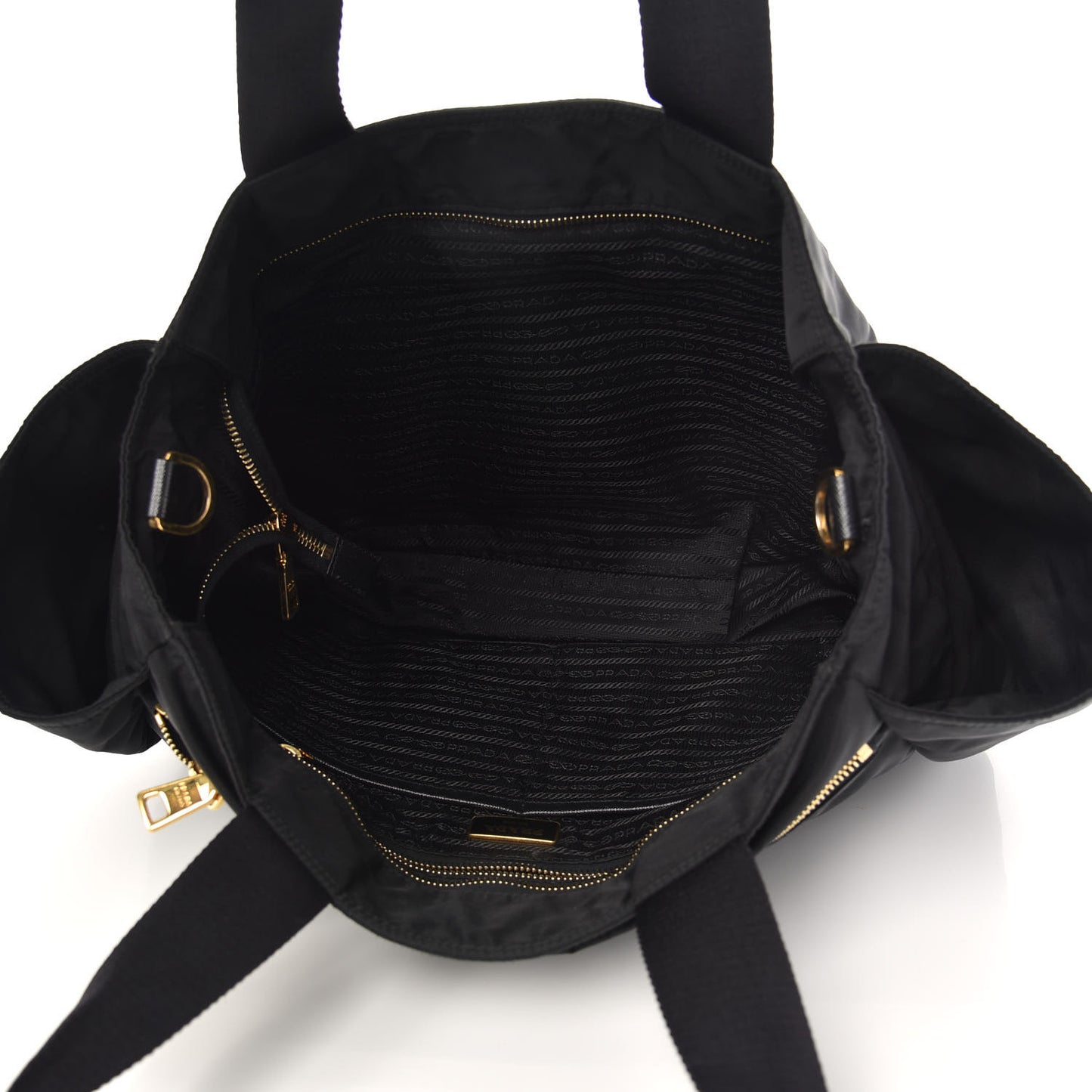 Tessuto Nylon Diaper Bag Black