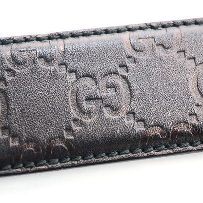 Gucci Guccissima GG Belt 85 34 Black 2 of 5