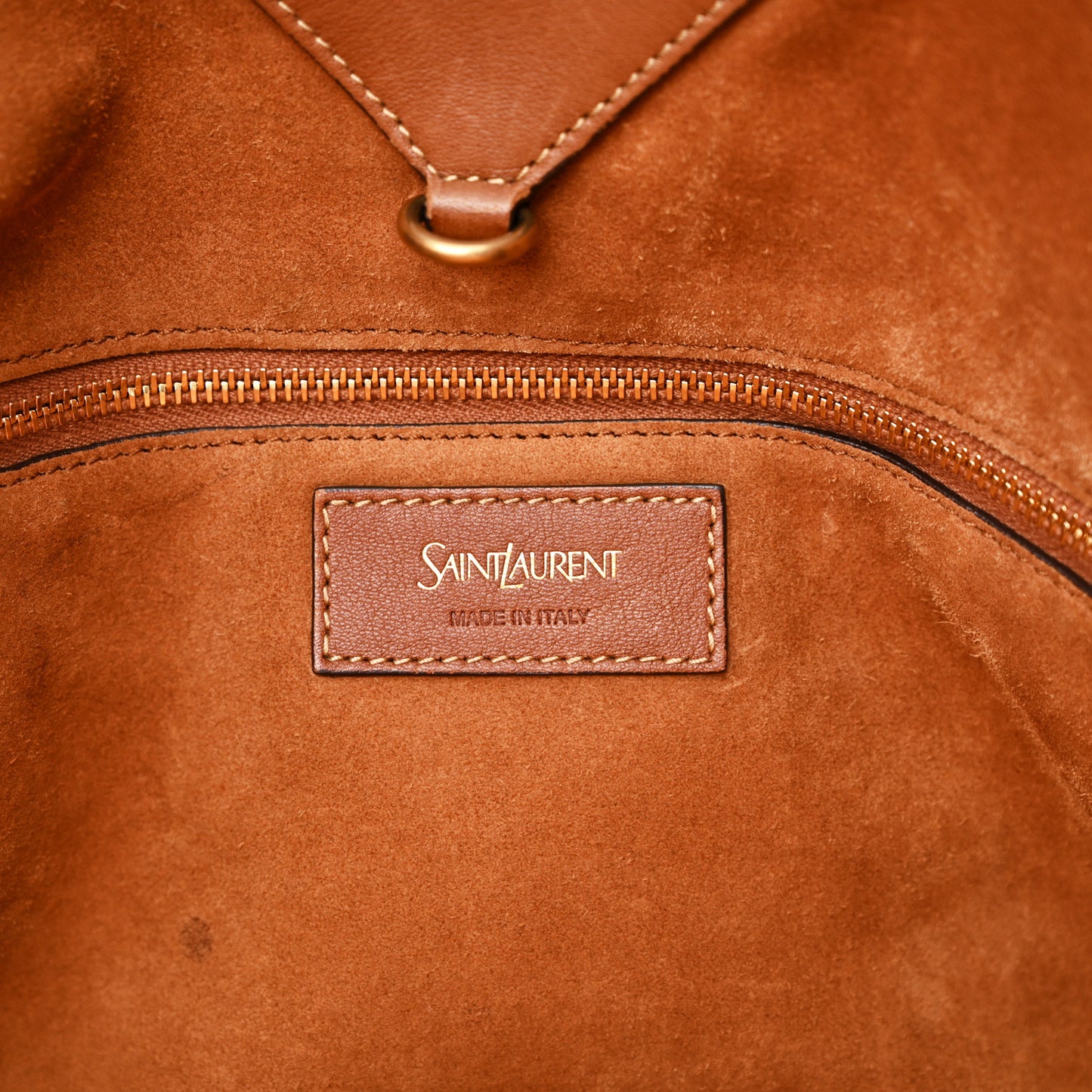 Calfskin Y Tote Brick