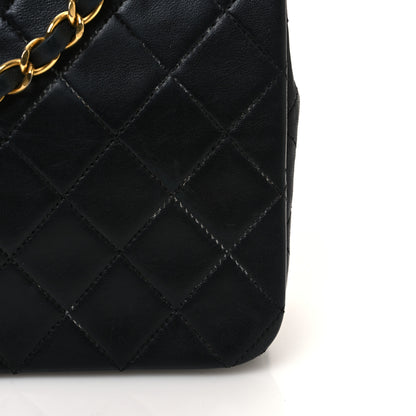 Chanel Lambskin Quilted Small Single Flap Black 12 of 14