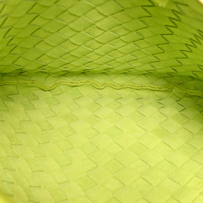 Bottega Veneta Nappa Intrecciato Medium Turn Pouch Acid Kiwi 5 of 9