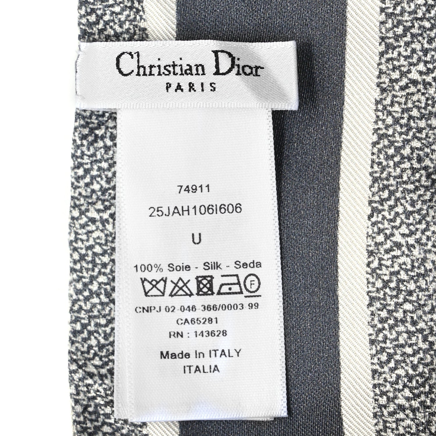 Christian Dior Silk Floral Mitzah Scarf Multicolor 3 of 3