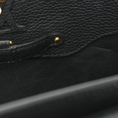 Louis Vuitton Taurillon Metallic Flowers Capucines PM Black 14 of 14