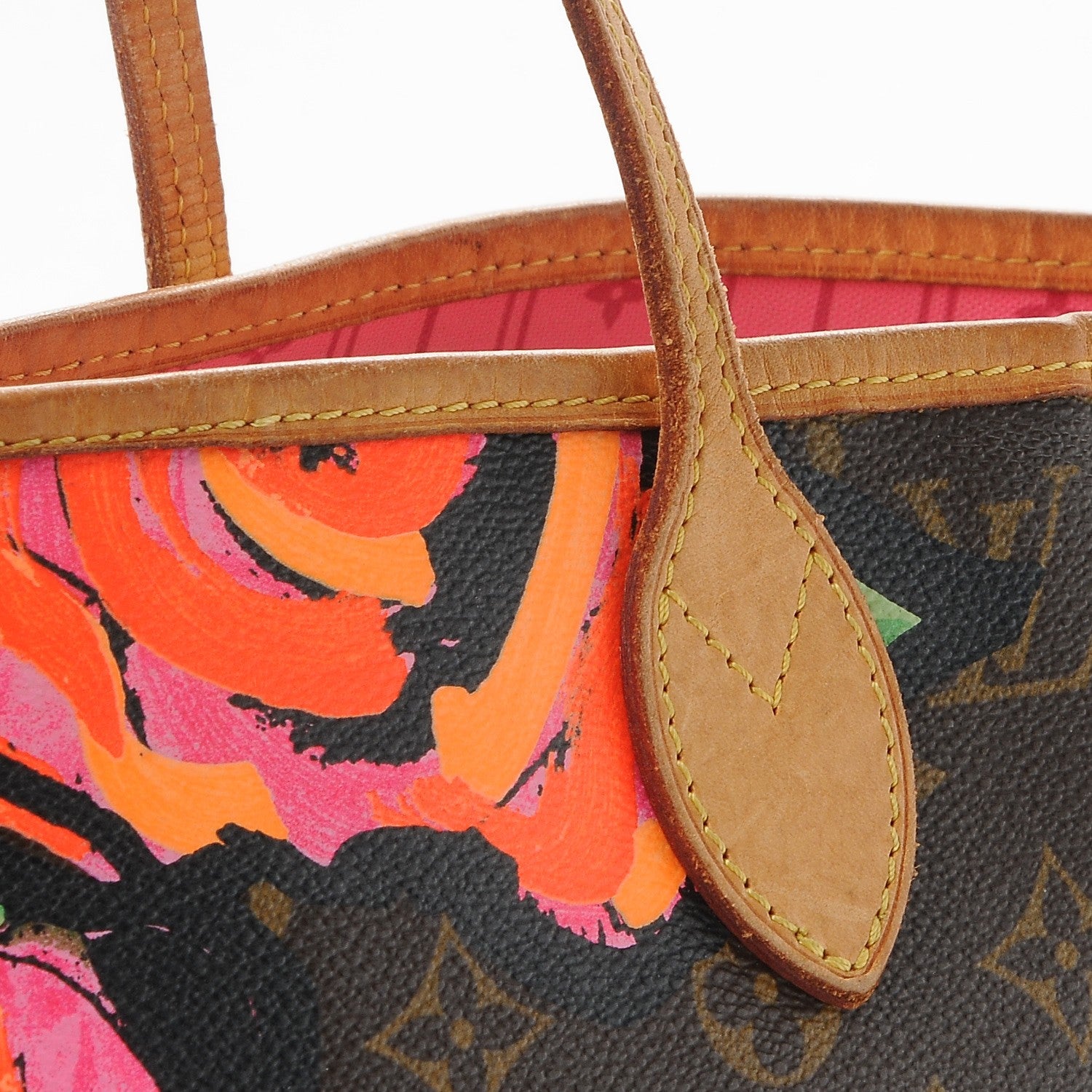 Louis Vuitton Monogram Roses Neverfull MM 15 of 15
