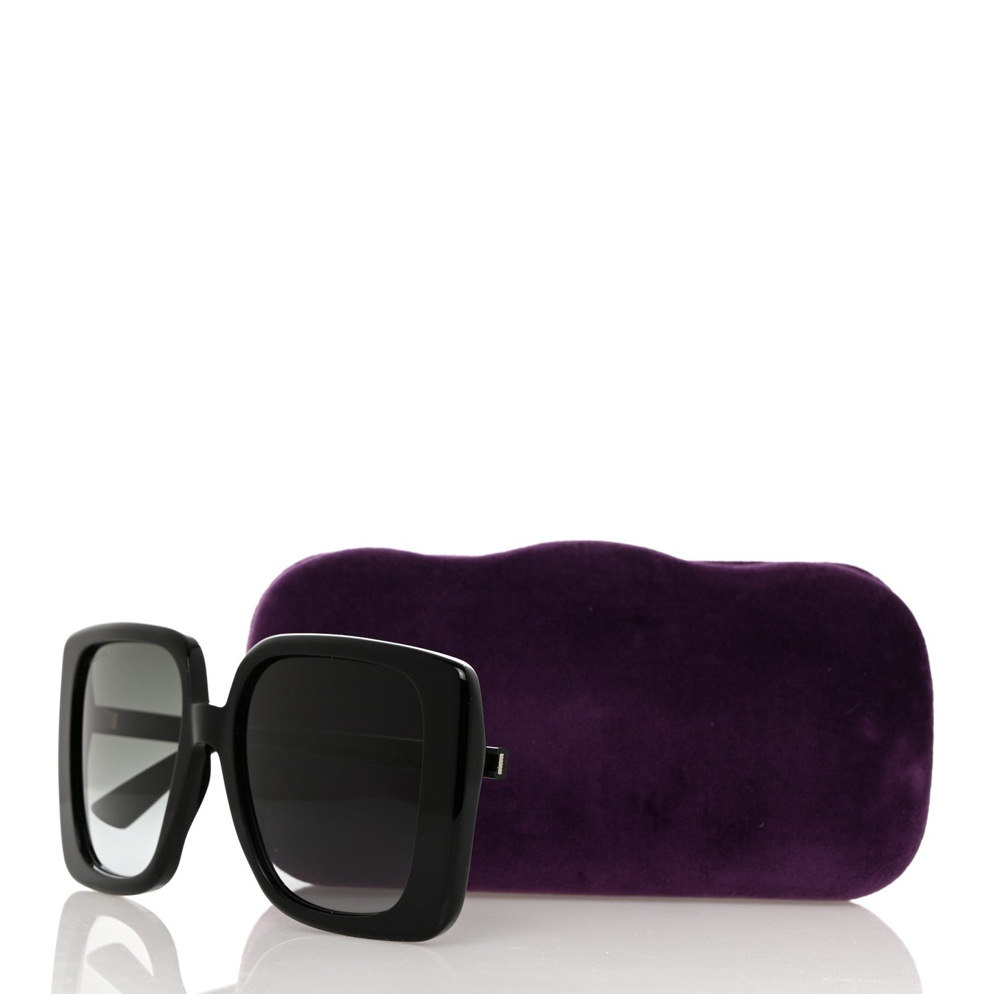 Acetate Square Frame Sunglasses GG1314S Black