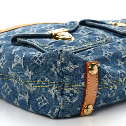 Louis Vuitton Denim Baggy GM Blue 7 of 8