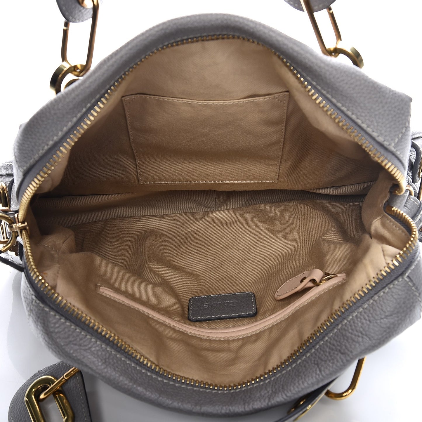 Calfskin Medium Paraty Cashmere Grey