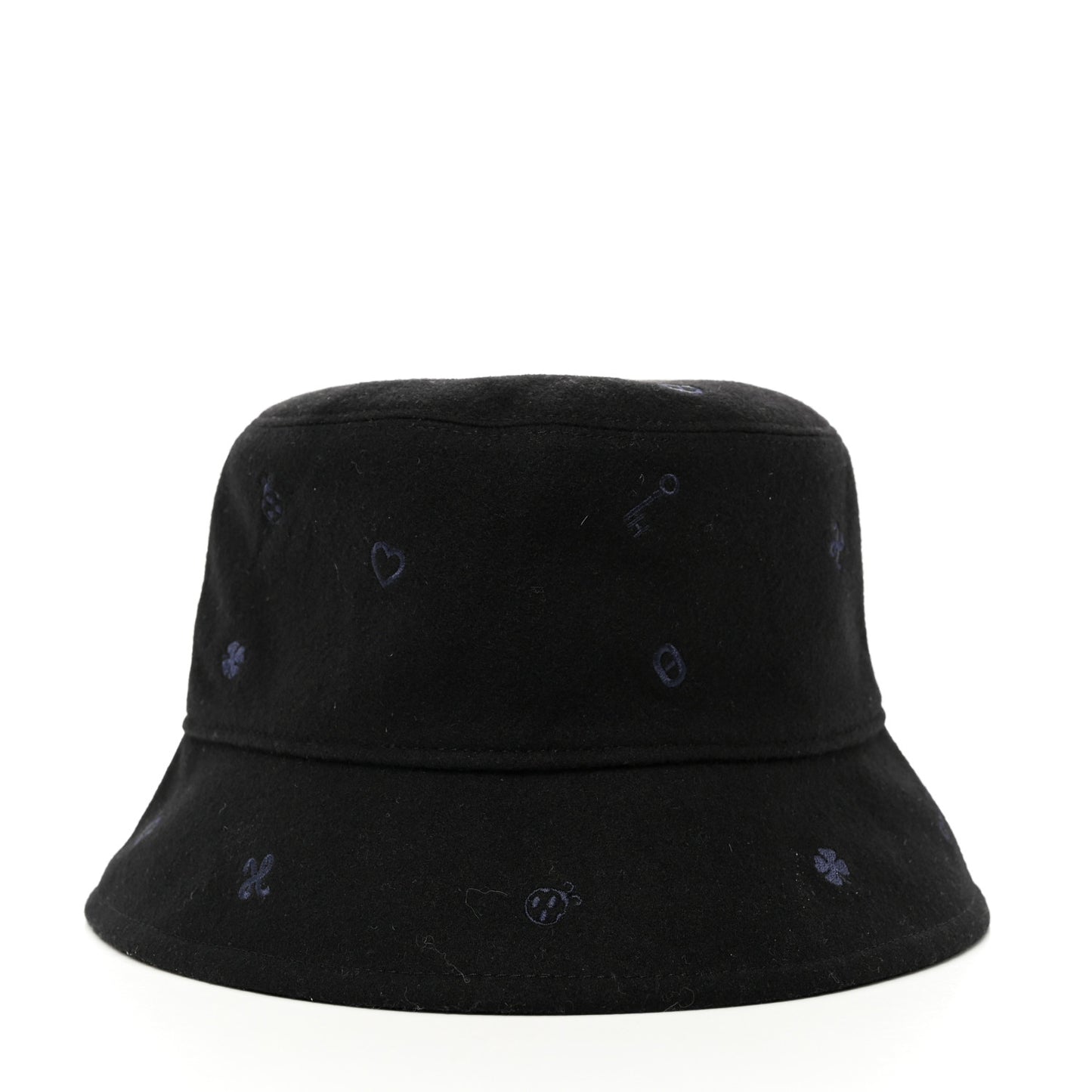 Cashmere Debbie Charms Bucket Hat 58 Black