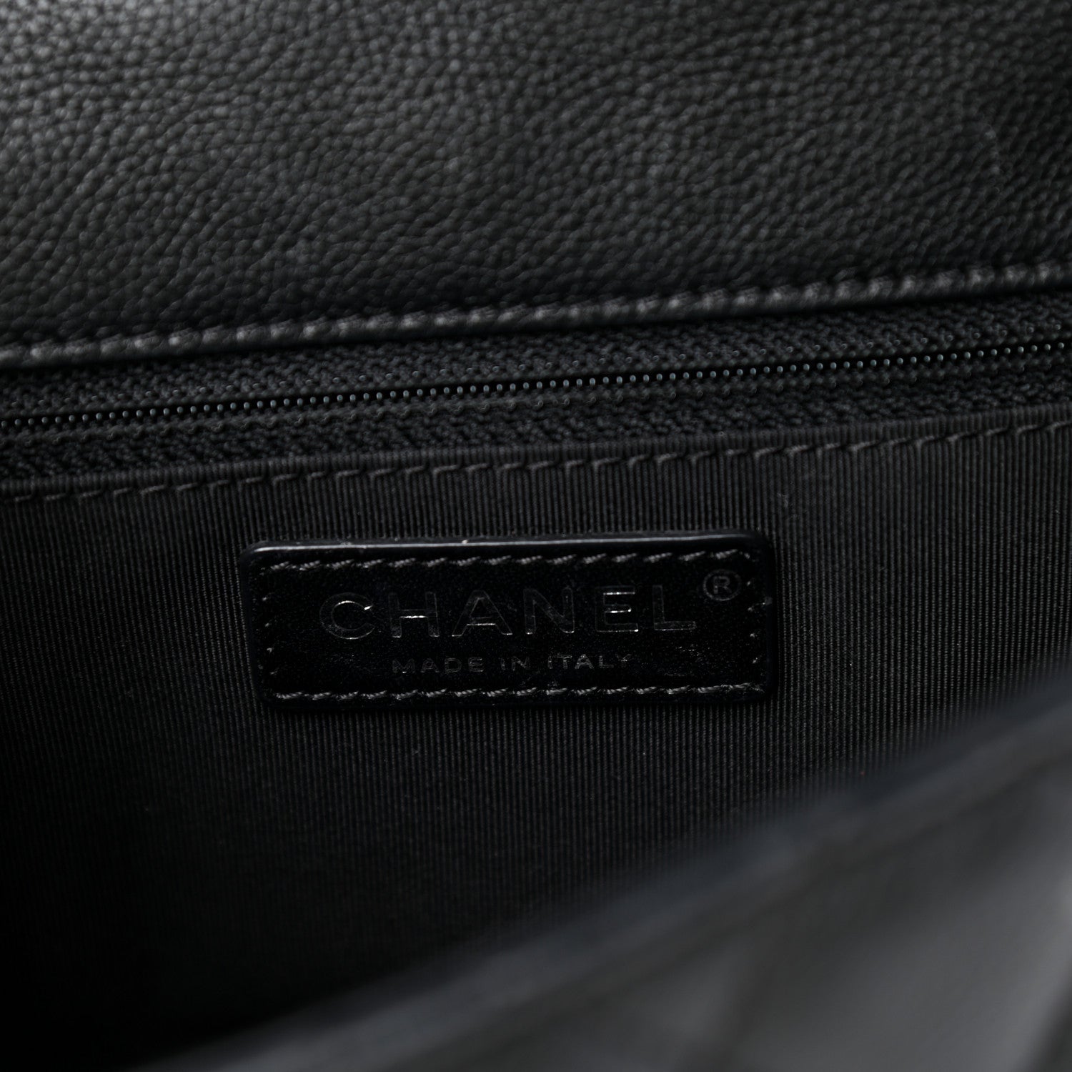 Chanel Calfskin Quilted Small Frame In Chain Flap Black 6 of 10