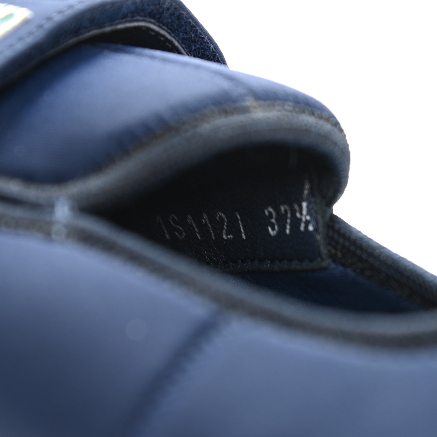 Neoprene Logo Sneakers 37.5 Navy