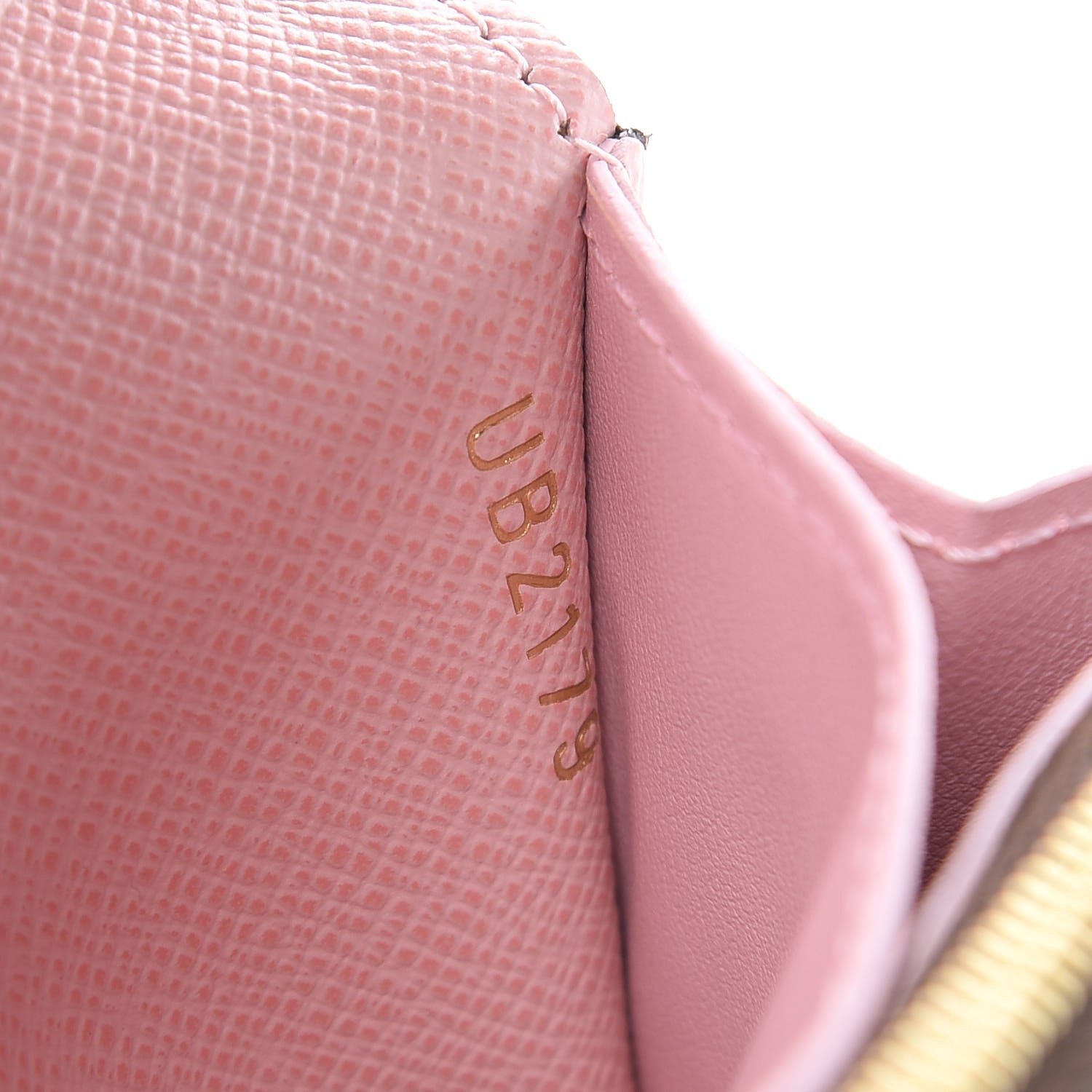 Louis Vuitton Damier Ebene Rosalie Coin Purse Rose Ballerine 8 of 9