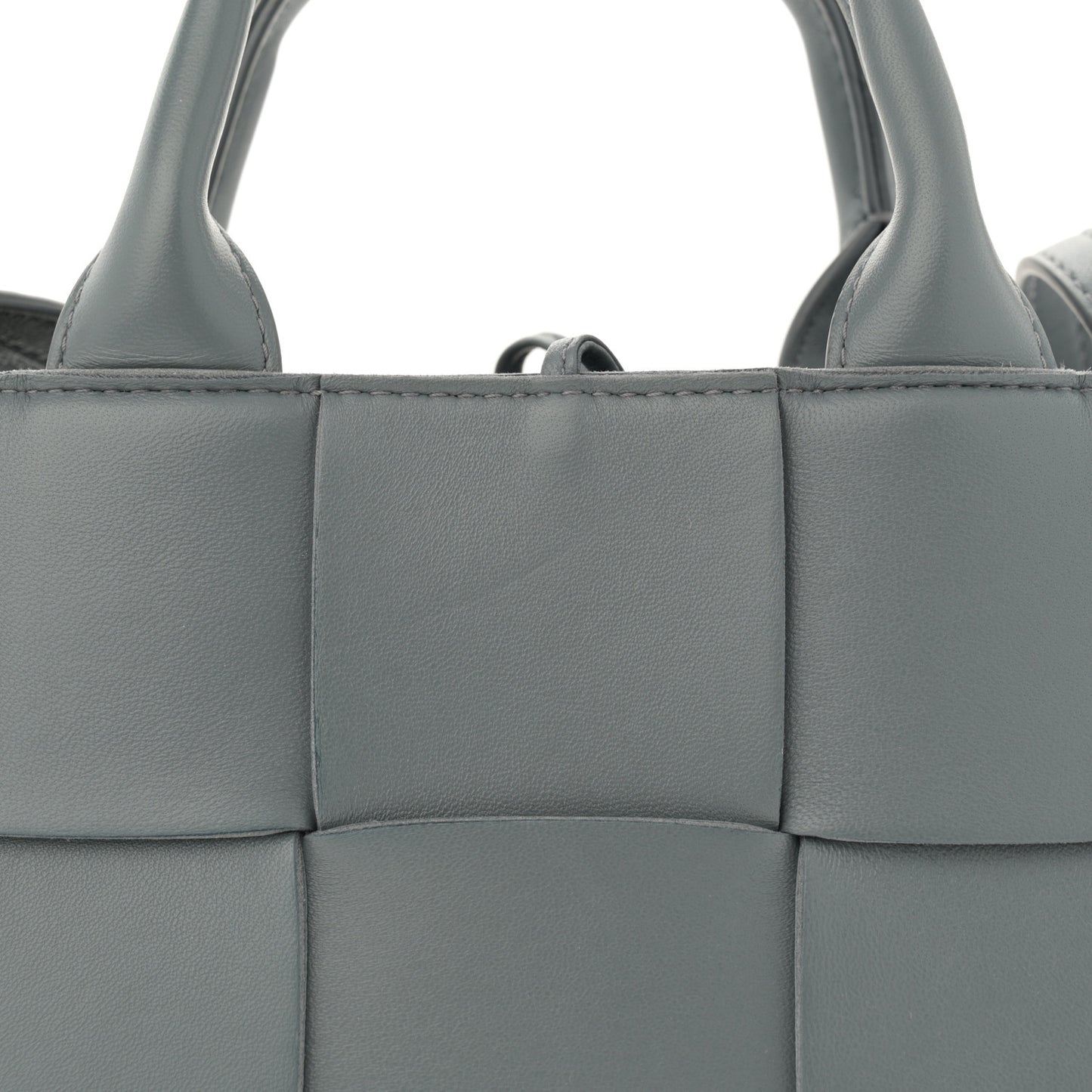 Nappa Maxi Intrecciato Mini Arco Tote Thunder