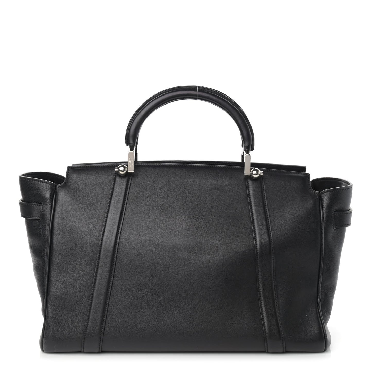 Calfskin Ballerine Tote Black