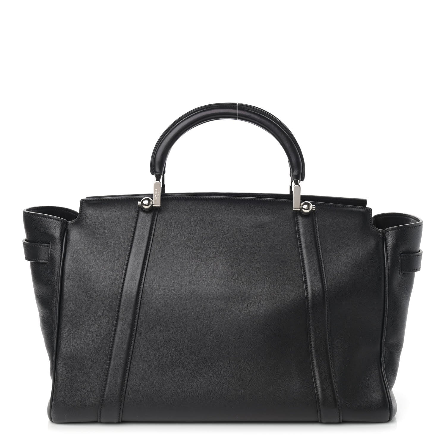 Moynat Calfskin Ballerine Tote Black 1 of 13