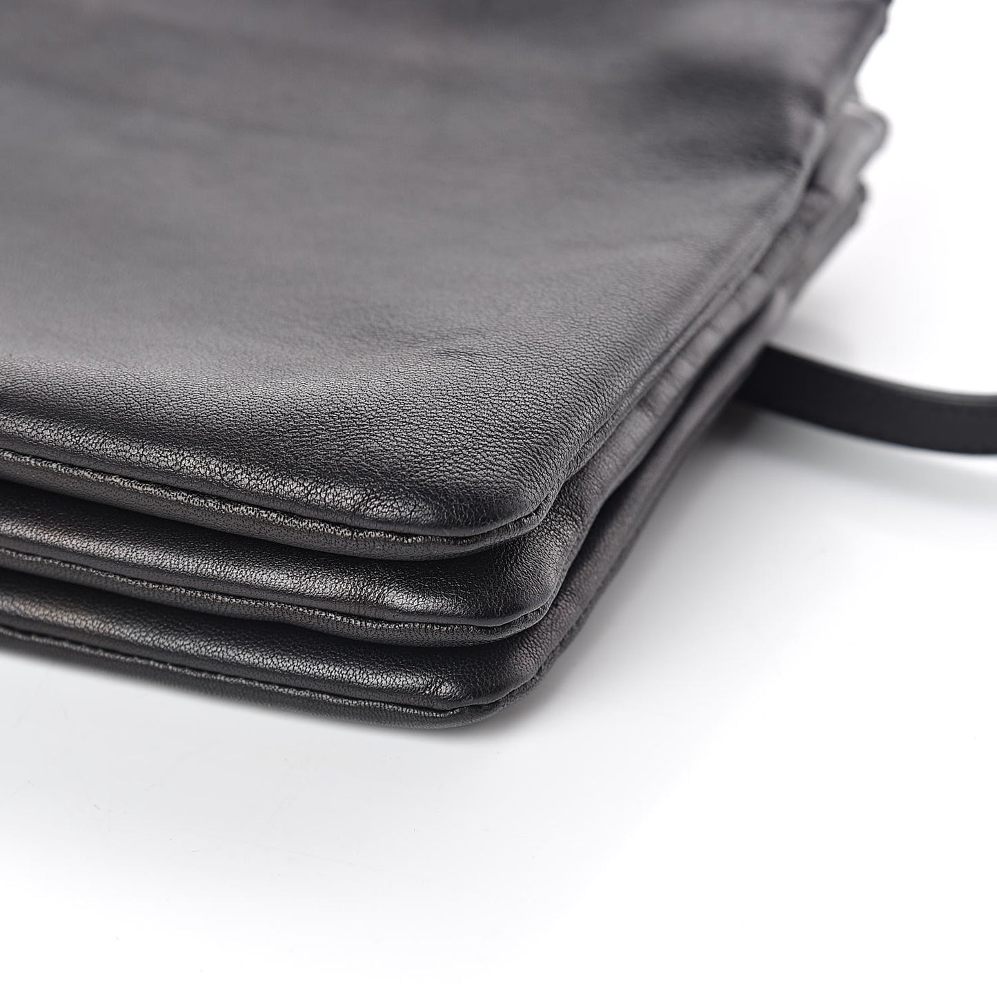 Lambskin Small Trio Crossbody Bag Black