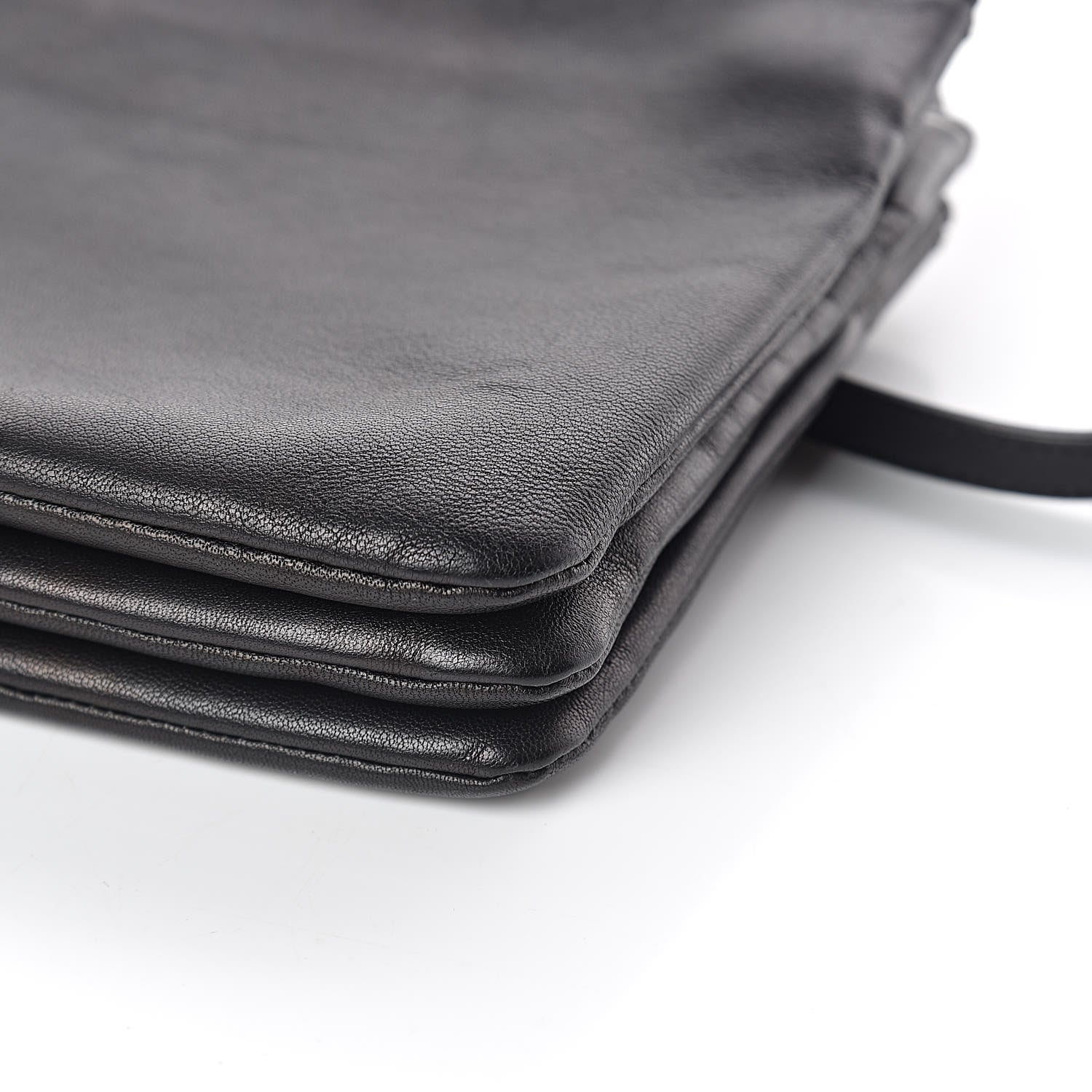 Celine Lambskin Small Trio Crossbody Bag Black 6 of 14