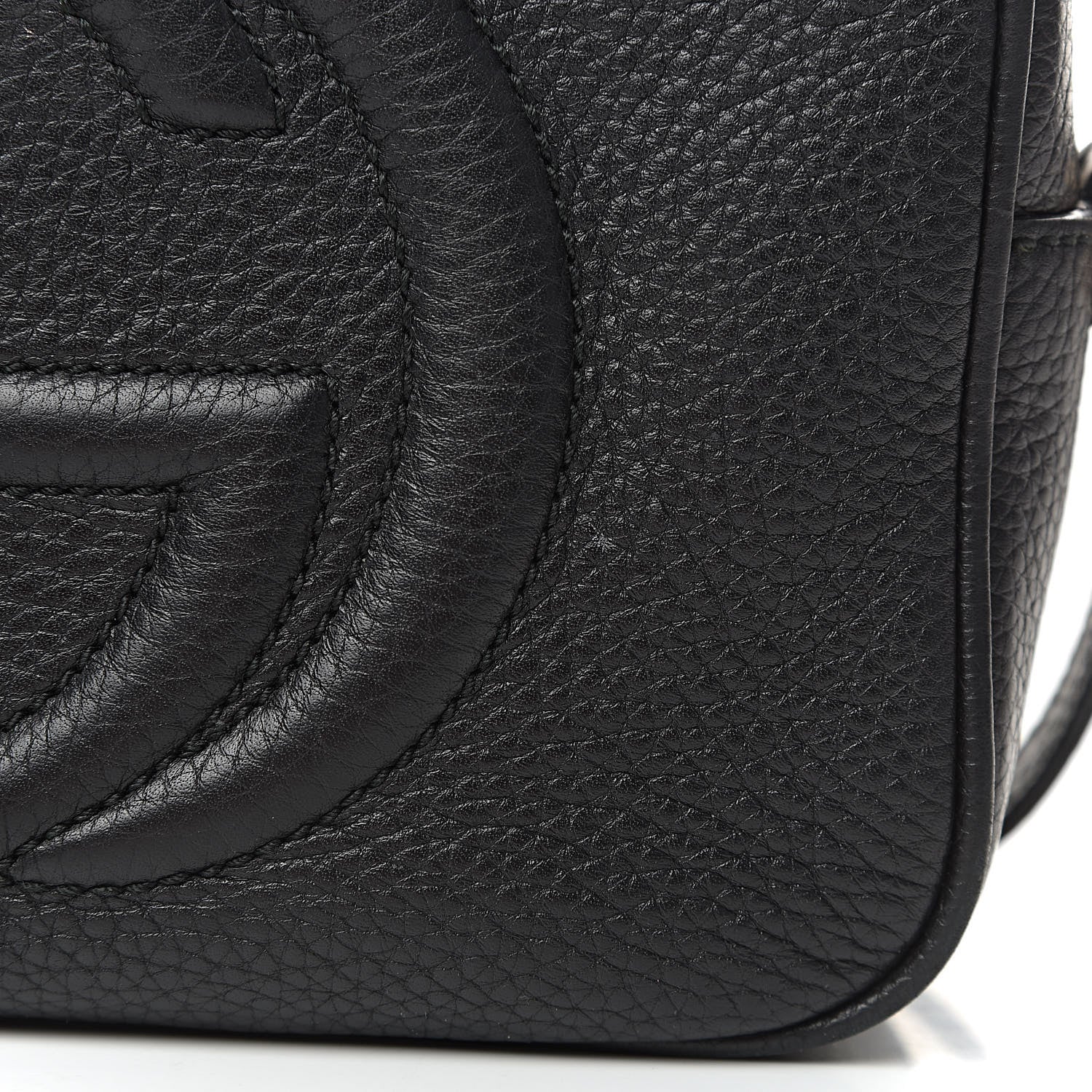 Gucci Pebbled Calfskin Small Soho Disco Bag Black 10 of 13