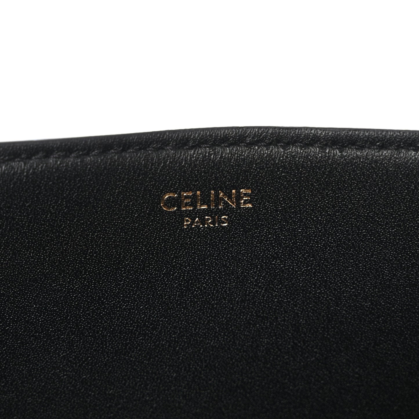 Smooth Calfskin Triomphe Medium Louise Bag Black