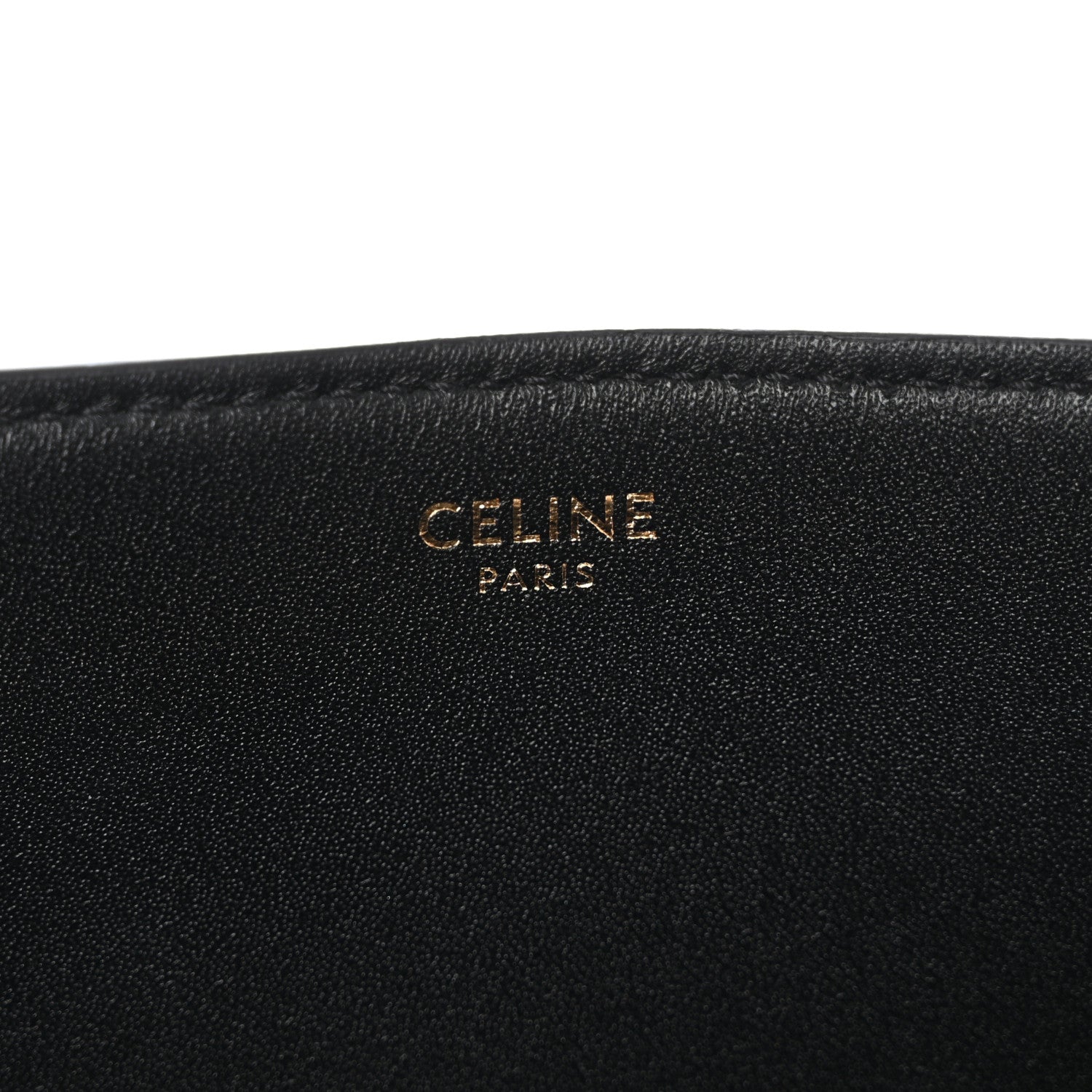Celine Smooth Calfskin Triomphe Medium Louise Bag Black 7 of 11