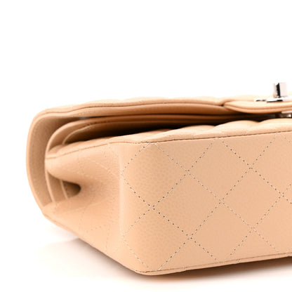 Chanel Caviar Quilted Small Double Flap Beige 9 of 11