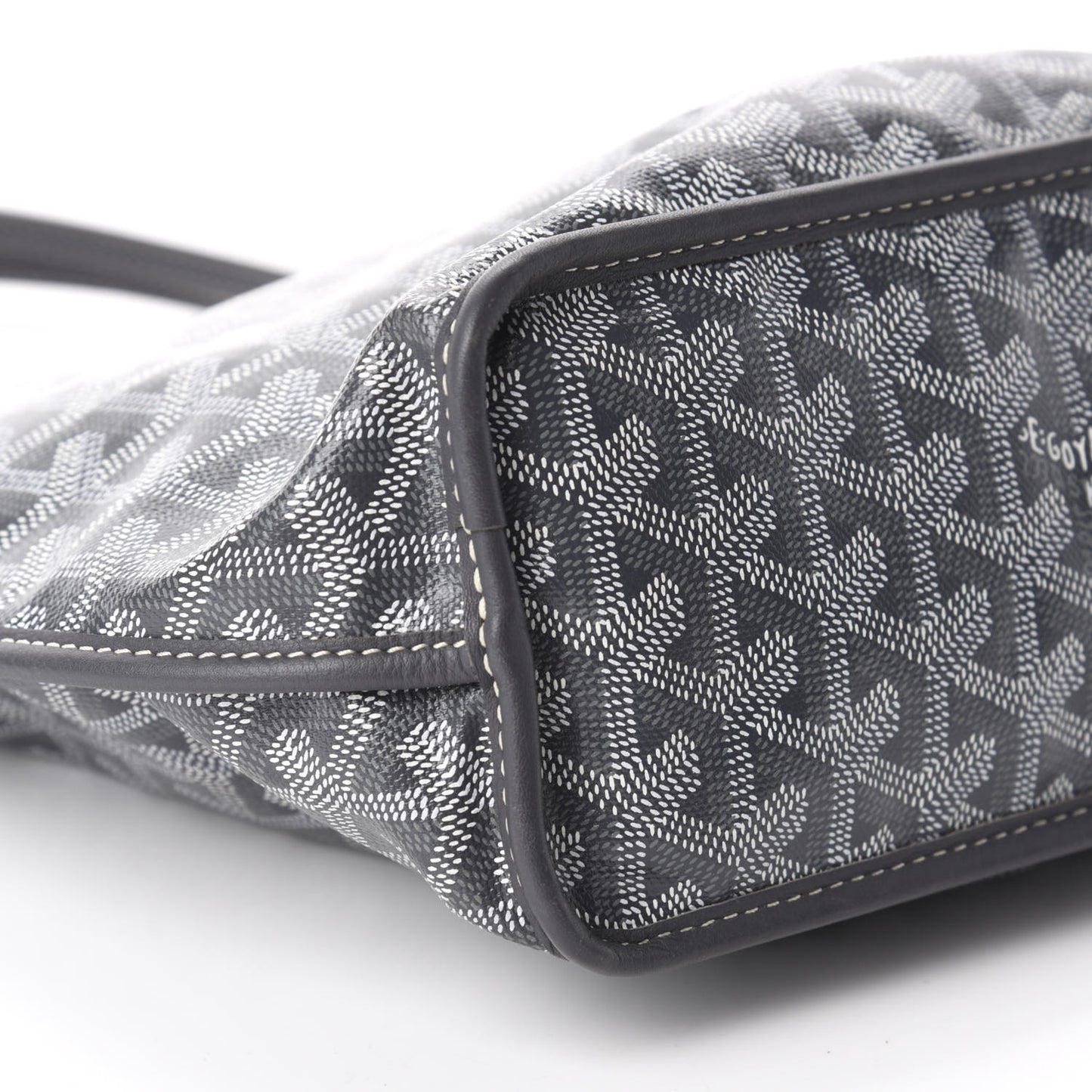 Goyardine Reversible Mini Anjou Grey