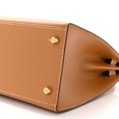 Hermes Epsom Kelly Sellier 28 Gold 10 of 11
