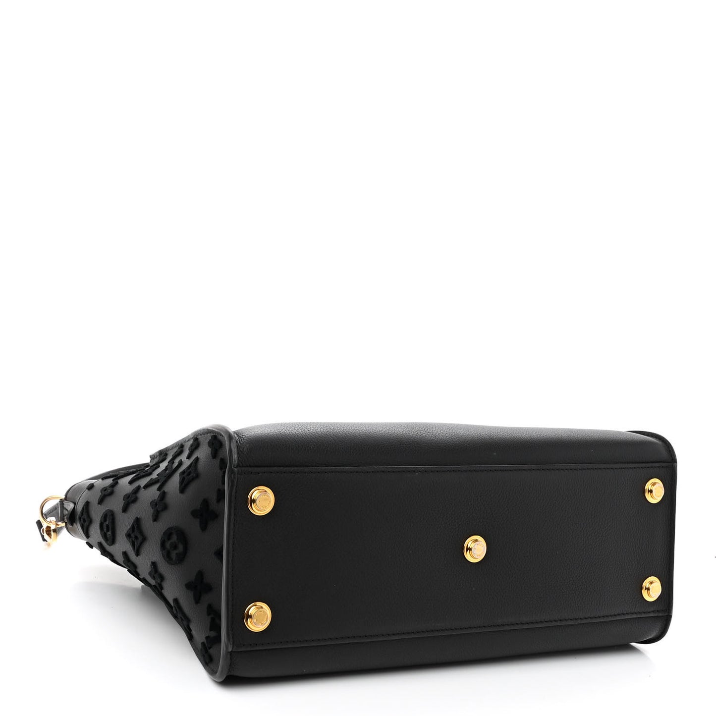 Calfskin Monogram Tufting On My Side Black
