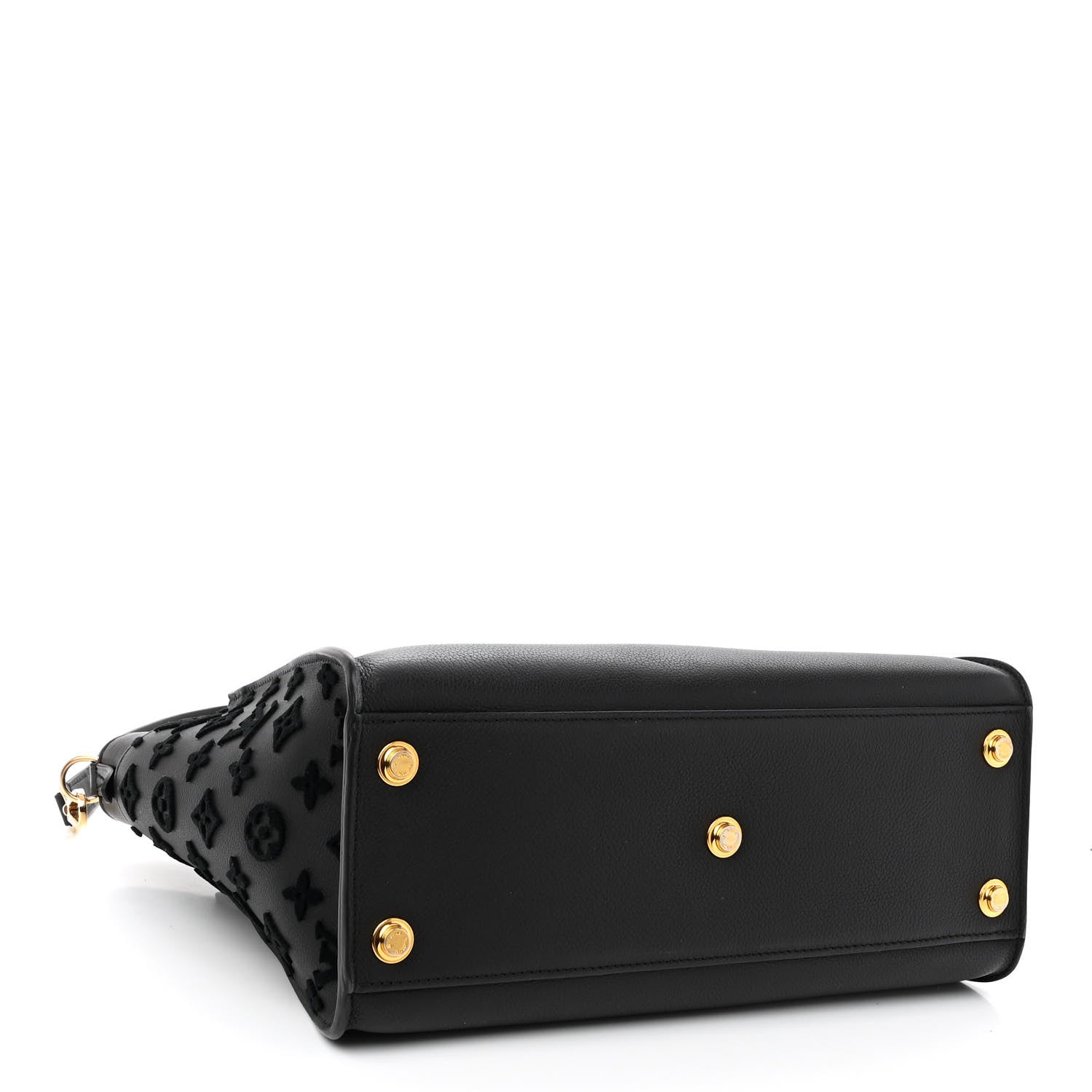 Louis Vuitton Calfskin Monogram Tufting On My Side Black 4 of 9