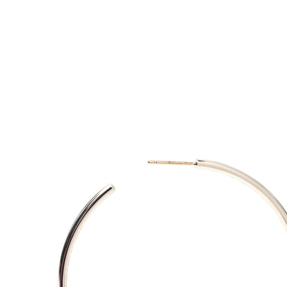 Tiffany Sterling Silver Large Hoop Earrings 5 of 5