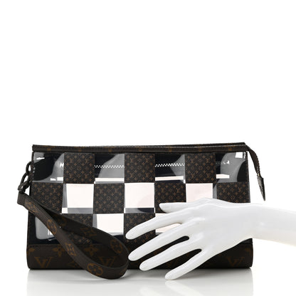 Louis Vuitton PVC Monogram Chess Standing Pouch 2 of 9