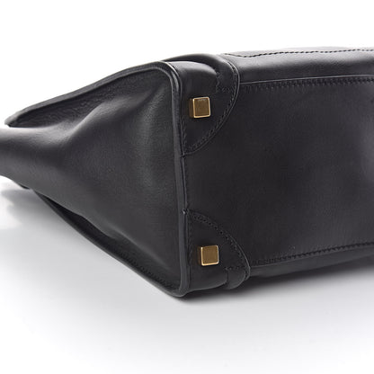 Celine Smooth Calfskin Micro Luggage Black 14 of 17