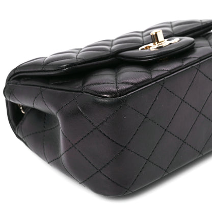 Chanel Lambskin Quilted Mini Square Flap Black 11 of 12