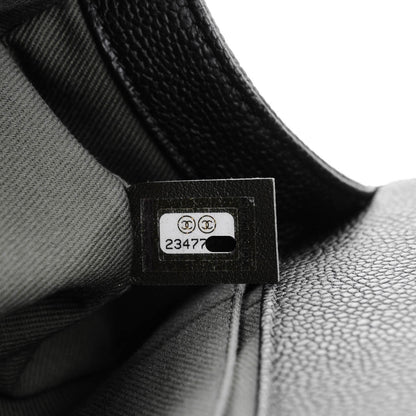 Chanel Caviar Quilted Medium Boy Flap Black 7 of 10