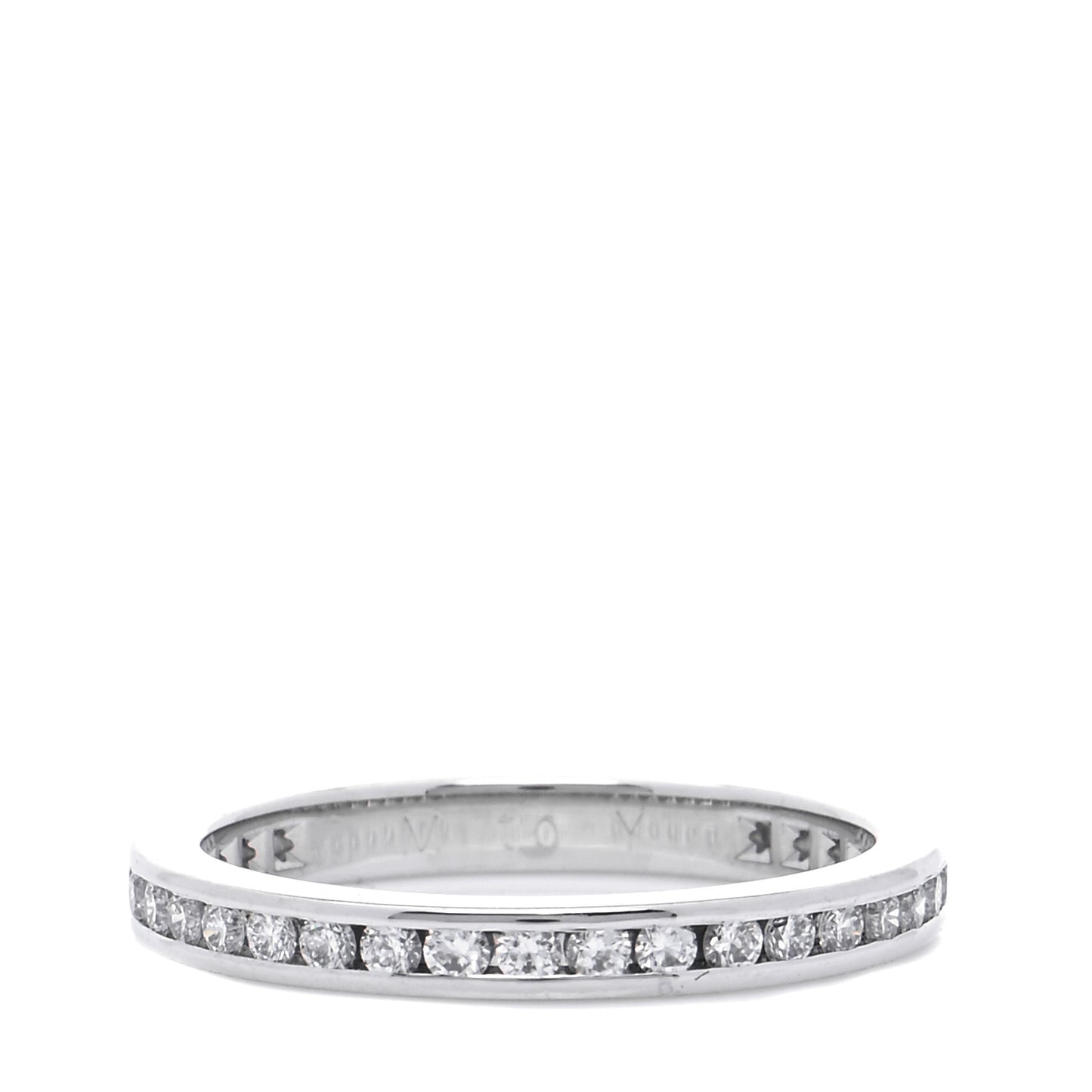 Platinum Diamond .54ctw Eternity Band Ring 48 4.5