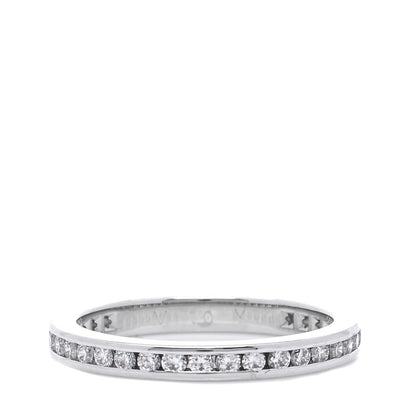 Tiffany Platinum Diamond .54ctw Eternity Band Ring 48 4.5 3 of 6