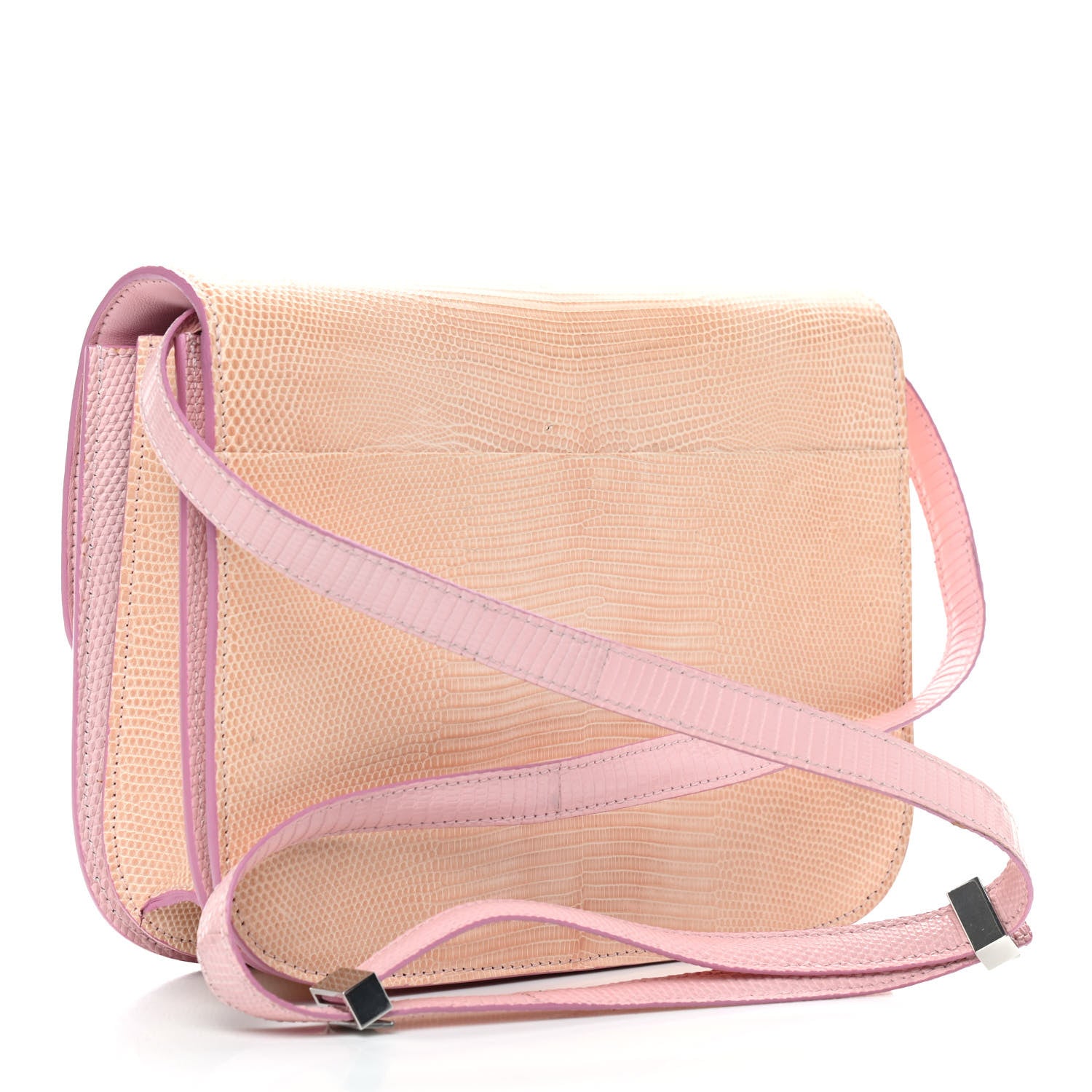 Celine Lizard Medium Classic Box Flap Bag Pink 2 of 12